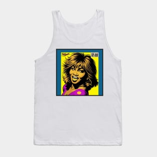 Turner Greatest Hits Vinyl Record Pop Art V Tank Top